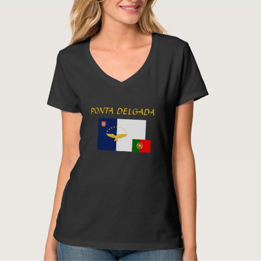 Ponta Delgada*のカスタムのTシャツ Tシャツ (正面)