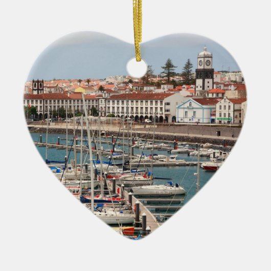 Ponta Delgada -アゾレス セラミックオーナメント (正面)