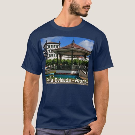 Ponta Delgada -アゾレス Tシャツ (正面)
