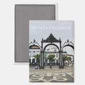 Ponta Delgada, Azores - São Miguel Island Portugal マグネット (正面/裏面)