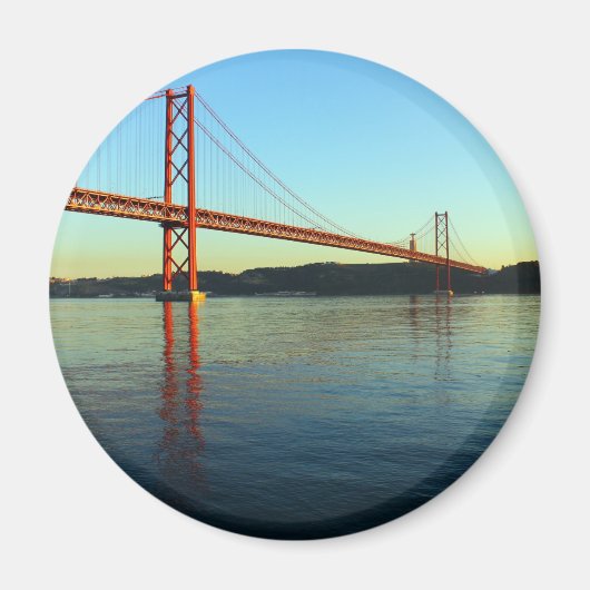 Ponte 25 de Abril, LIsboa, Portugal マグネット (正面)