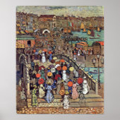 Ponte della Paglia, Venice by Maurice Prendergast ポスター (正面)