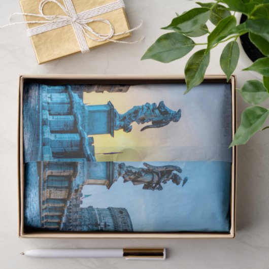 Ponte Sant'Angelo at dawn - Rome Italy 薄葉紙 (ギフト)