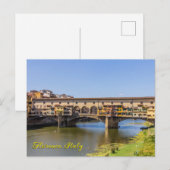 Ponte Vecchio、フィレンツェ、イタリア シーズンポストカード (正面/裏面)