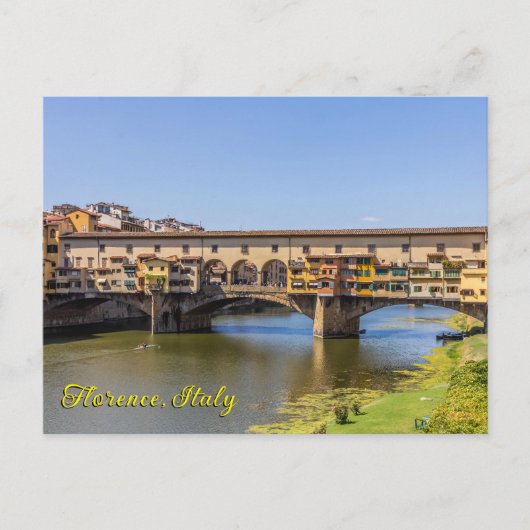 Ponte Vecchio、フィレンツェ、イタリア シーズンポストカード (正面)