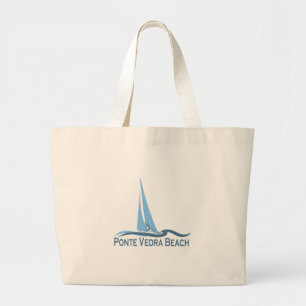 Ponte Vedra Beach。 ラージトートバッグ