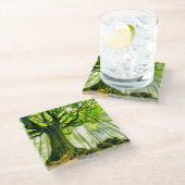 Ponthusのブナ ガラスコースター (アングル)