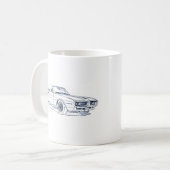 Pontiac Firebird 1968コンバーチブル コーヒーマグカップ (正面左)