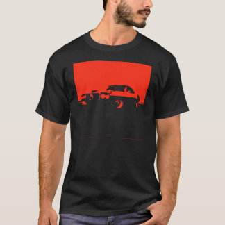 Pontiac Firebird 1969年-暗いワイシャツだけの赤 Tシャツ