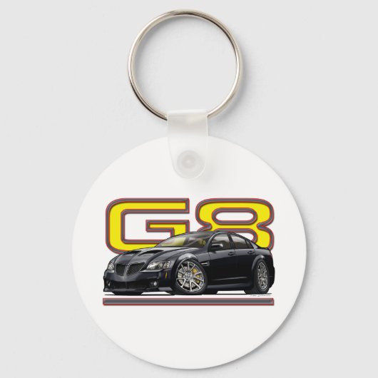 Pontiac_G8_black キーホルダー (正面)