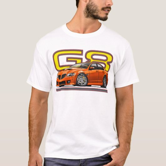 Pontiac_G8_orange Tシャツ (正面)
