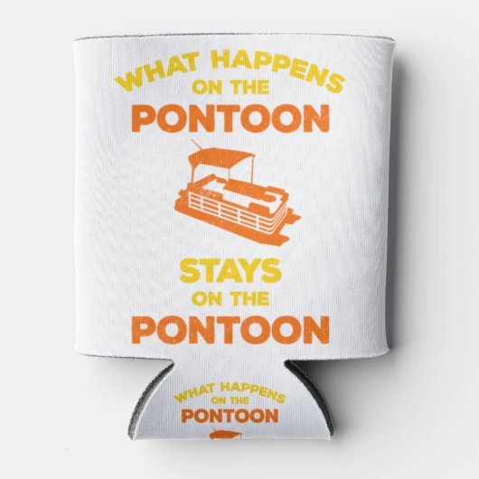 Pontoonで起こることPontoon Bに留まる 缶クーラー (正面)