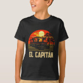 Pontoon Boat Captain Lake Boating El Capitan  Tシャツ (正面)