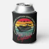 Pontoon Captain Gift Regular Captain Only More Dru 缶クーラー (缶裏面)