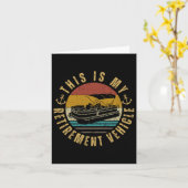 Pontoon Captain My Retirement Vehicle Pontoon  カード (黄色い花)