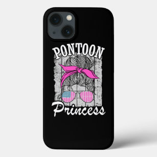Pontoon Princess Mom Funny Lake Life iPhone 13ケース