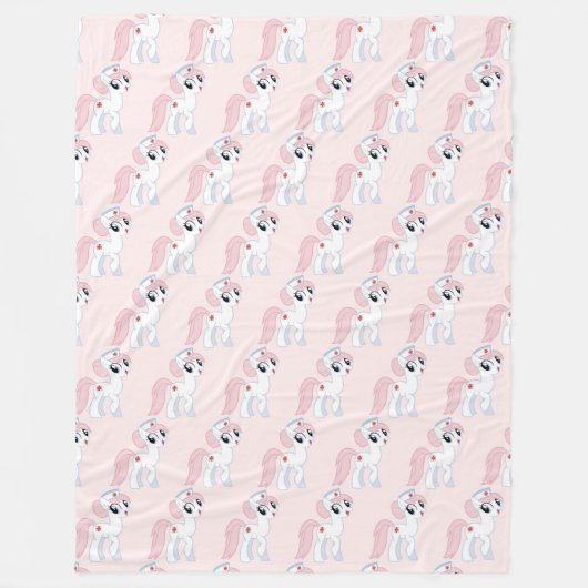 Pony フリースブランケット (正面)