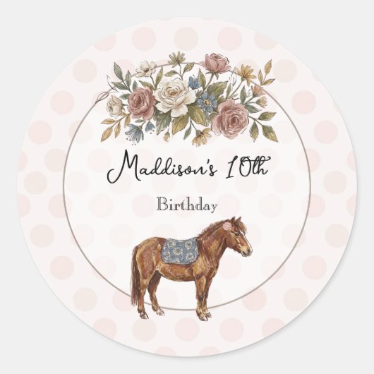 Pony ラウンドシール (正面)