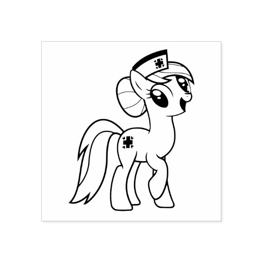 Pony ラバースタンプ (インプリント)