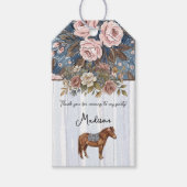 Pony Birthday ギフトタグ (正面)