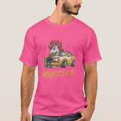 Pony car with muscles friends retro tシャツ (正面)