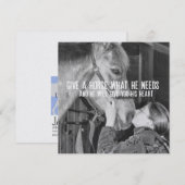 PONY LOVE 5.25 x 5.25 card 招待状 (正面/裏面)