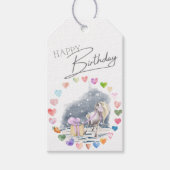 Pony Party Geschenkanhänger für Pferdemädchen ギフトタグ (正面)