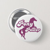 Pony Power 缶バッジ (正面&裏面)