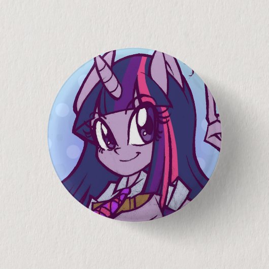 PonyScholar Pin 缶バッジ (正面)
