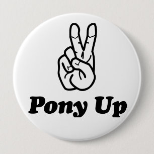 PonyUpボタン 缶バッジ