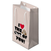 Pooのギフトバッグ愛して下さい スモールペーパーバッグ (正面アングル)