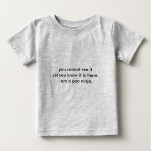 Pooの忍者 ベビーTシャツ