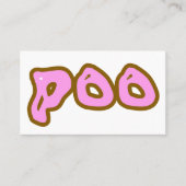 Poo/シャイな名刺 名刺 (正面)