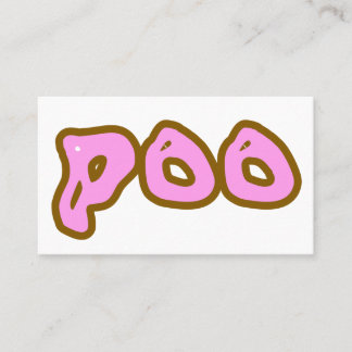 Poo/シャイな名刺 名刺