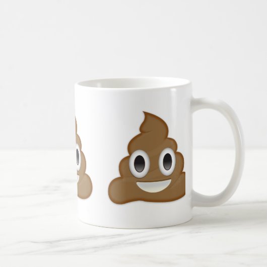 Poo Emojiの山 コーヒーマグカップ (右)