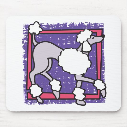 POODLEコンピュータマウスパッド マウスパッド (正面)