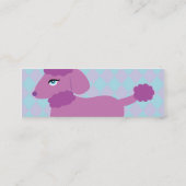 Poodleプロファイルカード スキニー名刺 (裏面)