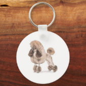 Poodle - – コートを表示 キーホルダー (正面)