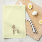 Poodle - – パピークリップ キッチンタオル (四つ折り)