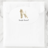 Poodle - – パピークリップ 楕円形シール (バッグ)