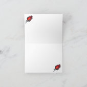 Poodle and Roses Invitation サンキューカード (内部)