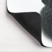 Poodle (blk)履歴デザイン マウスパッド (コーナー)