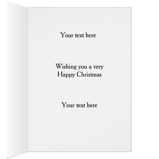 Poodle 'Cheese Tax' Christmas card (内側 (右))