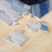 Poodle Christmas Red Truck Holiday ジグソーパズル (側面)