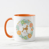 Poodle Custom Memorial Floral Mug with Photo マグカップ (左)