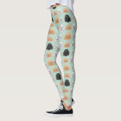 Poodle Cute Dog Lover Pattern レギンス (左)