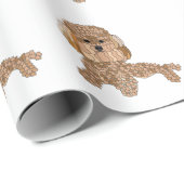 Poodle Dog ラッピングペーパー (ロールコーナー)