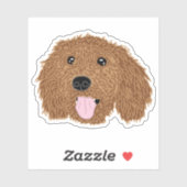 Poodle Dog Mom Mug シール (シート)