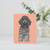 Poodle Dog Pet ポストカード (スタンド正面)