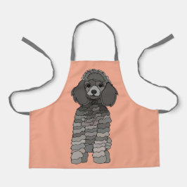Poodle Dog Pet Kids エプロン